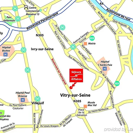 Sejours & Affaires Paris-vitry Апарт-отель Витри-сюр-Сен